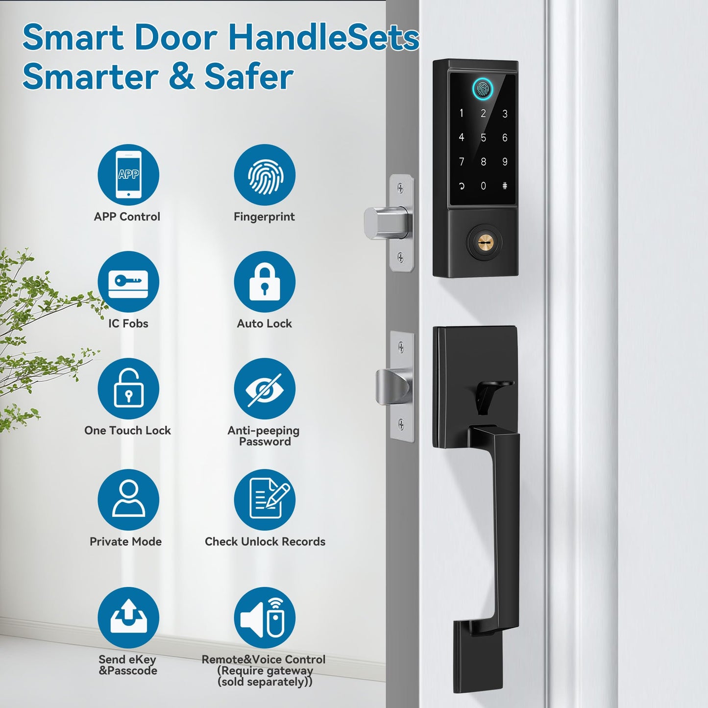 Smart Fingerprint Door Lock with Keyless Entry