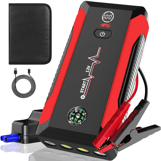 JAOPAE Portable Car Jump Starter with Flashlight