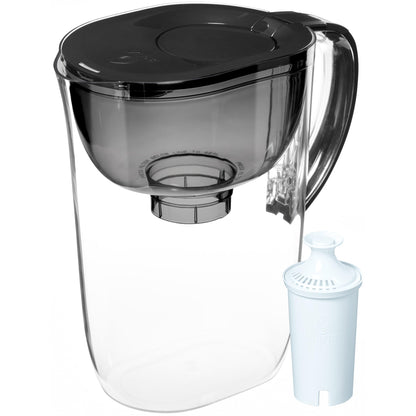 Brita 10-Cup Pitcher with Plus Filter, Black