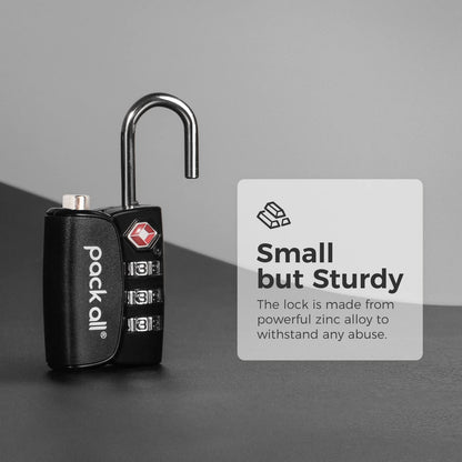TSA Approved 3-Digit Combination Luggage Locks