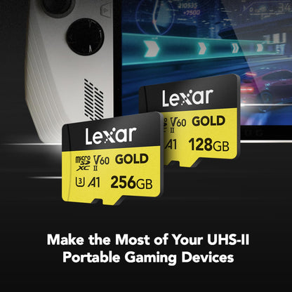 Lexar 256GB UHS-II Micro SD Card for 4K