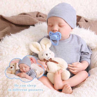 Reborn Baby Doll Boy with Accessories for Kids