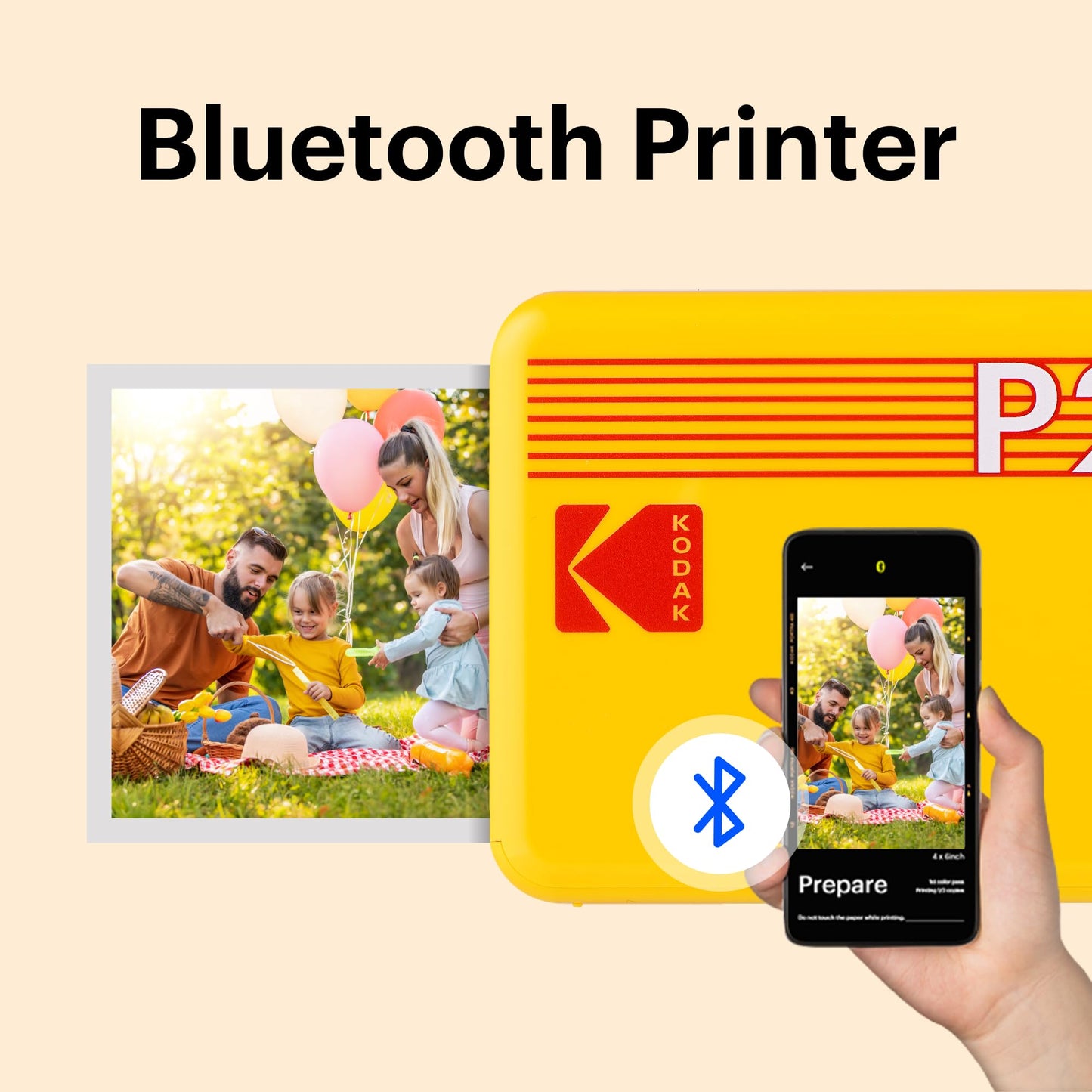 KODAK Mini 2 Portable Photo Printer Bundle