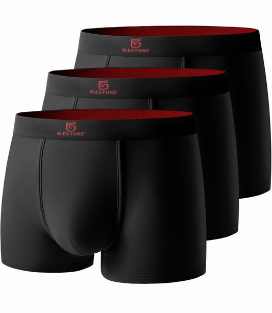 GLESTORE Men's Moisture Wicking Trunks Pack