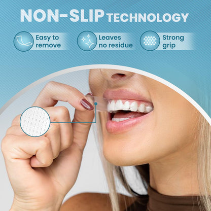 Teeth Whitening Strips for Sensitive Teeth - 28 Strips Enamel Safe Non-Slip Dry Strip Technology for Whiter Teeth, 30 Minutes Fast Results, Non-Sensitive, 14 Treatments, Mint