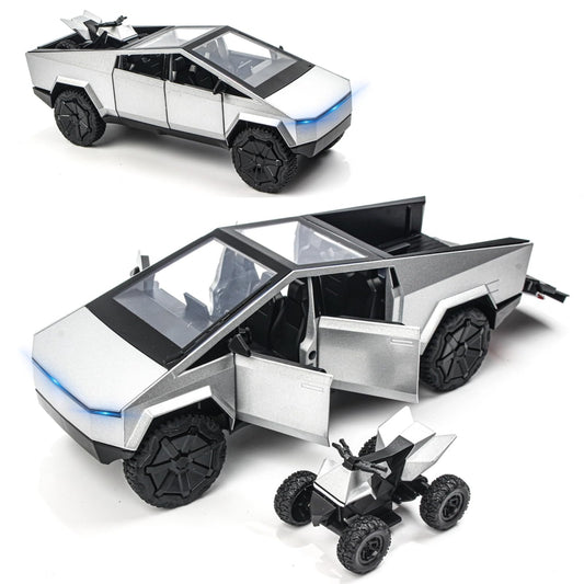 Cybertruck Die-Cast Toy Car with Sound and Light