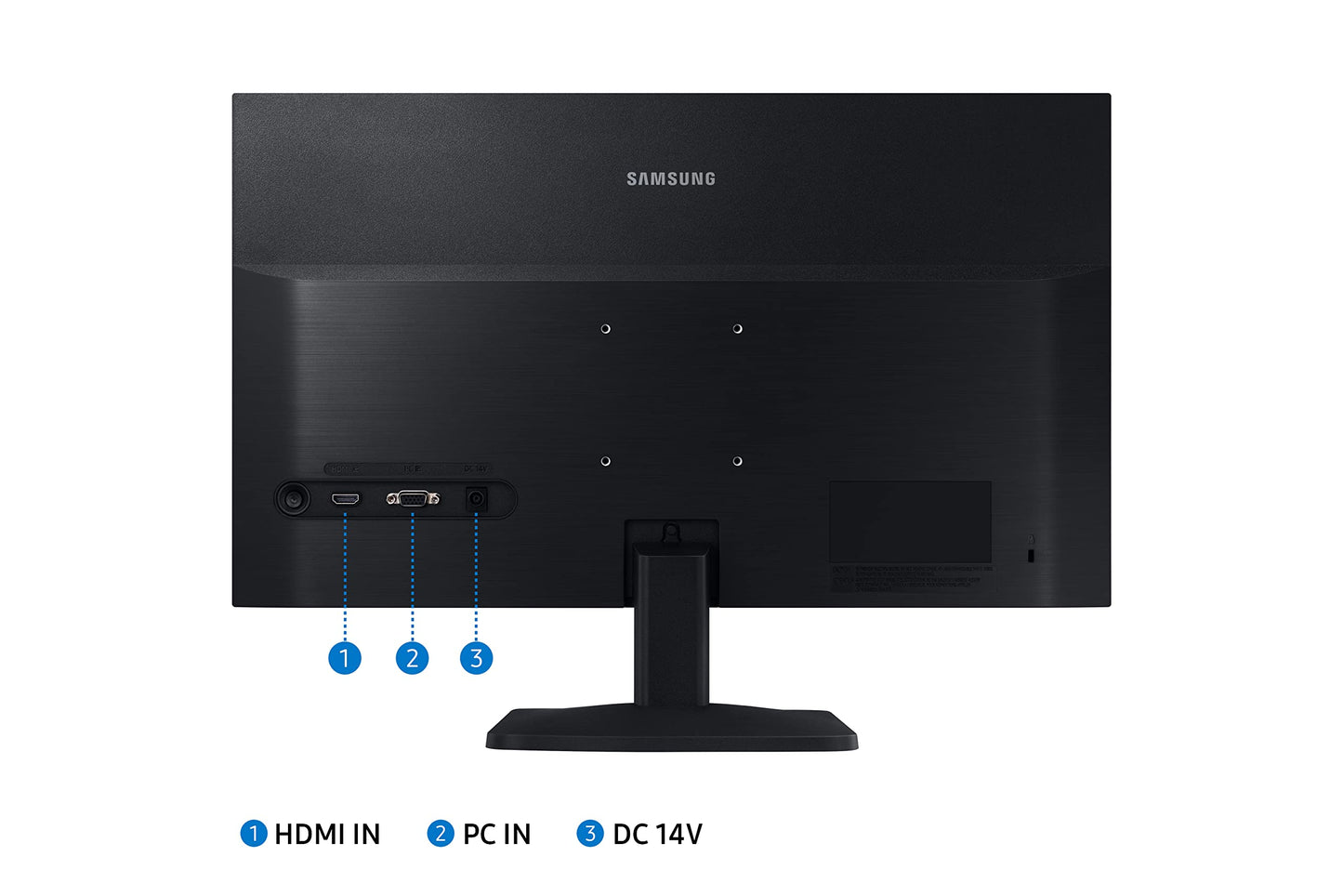 SAMSUNG S33A Series 22-Inch FHD 1080p Computer Monitor, HDMI, VA Panel, Wideview Screen, Eye Saver /Game Mode (LS22A338NHNXZA), Black