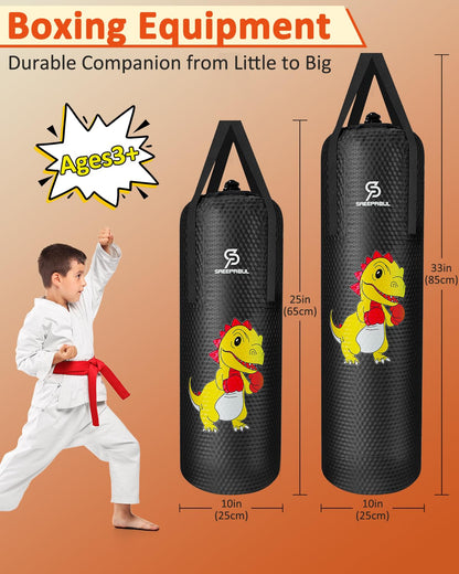 Kids Punching Bag for Boxing - Air/Water Fillable