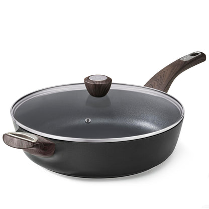 10.5 Inch SENSARTE Nonstick Frying Pan with Lid