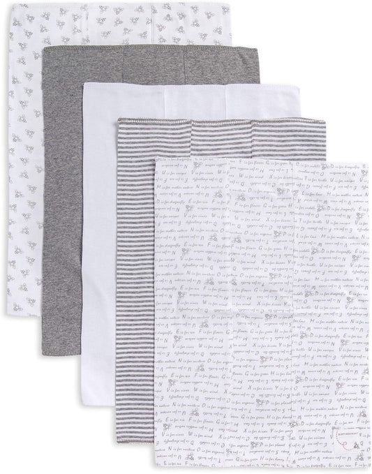 Burt's Bees Baby Organic Cotton Burp Cloths 5-Pack