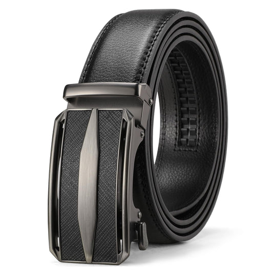 FALAN MULE Leather Ratchet Belt for Men