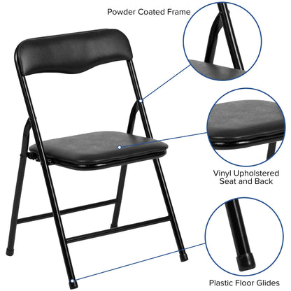 Flash Furniture Kids Folding Table and Chairs Set