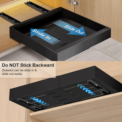 Expandable Pull Out Cabinet Organizer for Kitchen