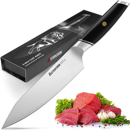 Astercook 8-Inch Professional Chef Knife, Ultra Sharp