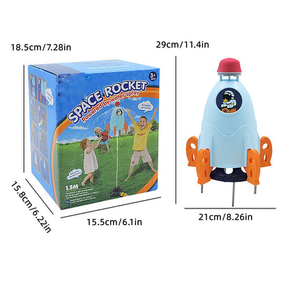 QDH Sprinkler for Kids Summer Toys 360-degree Rotation Kids' Sprinkler Water Rocket Kids' Sprinklers for Yard Outdoor Kids' Toys Water Summer Water Toys for Kids Outside Water Toys for Kids Ages 3-12