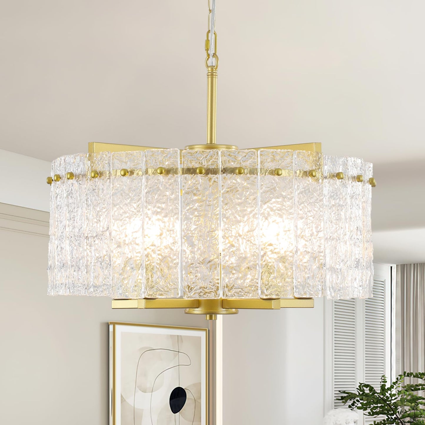 5-Light Modern Farmhouse Chandelier by KOOFREDDO