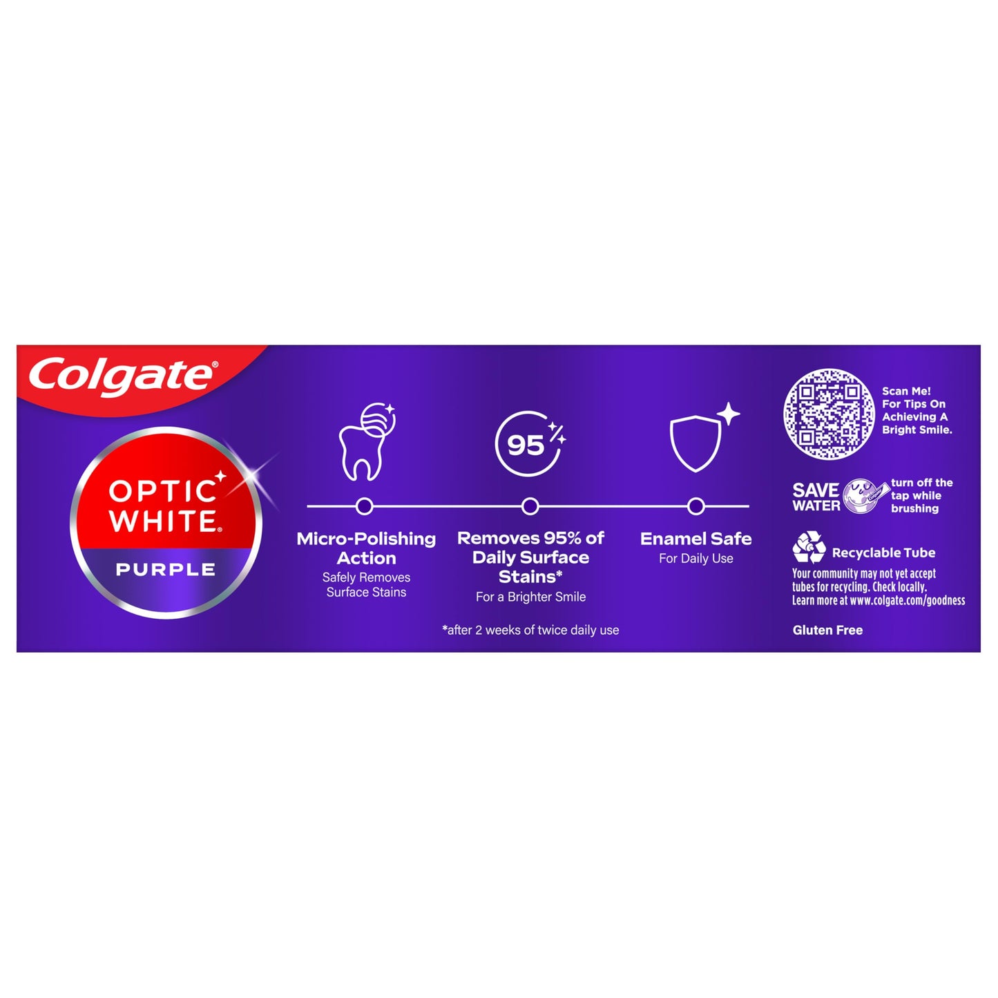 Colgate Teeth Whitening Toothpaste, Enamel-Safe Mint
