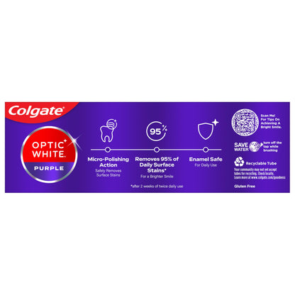 Colgate Teeth Whitening Toothpaste, Enamel-Safe Mint