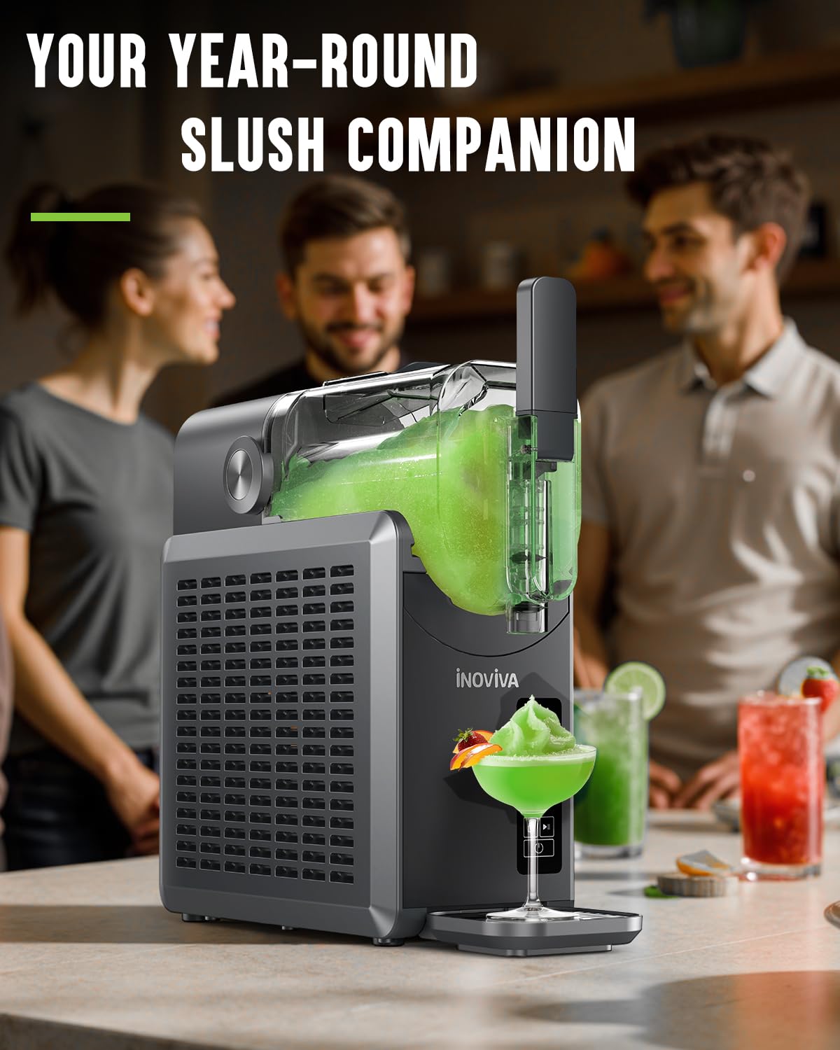 68 oz Slushie Machine for Frozen Drinks