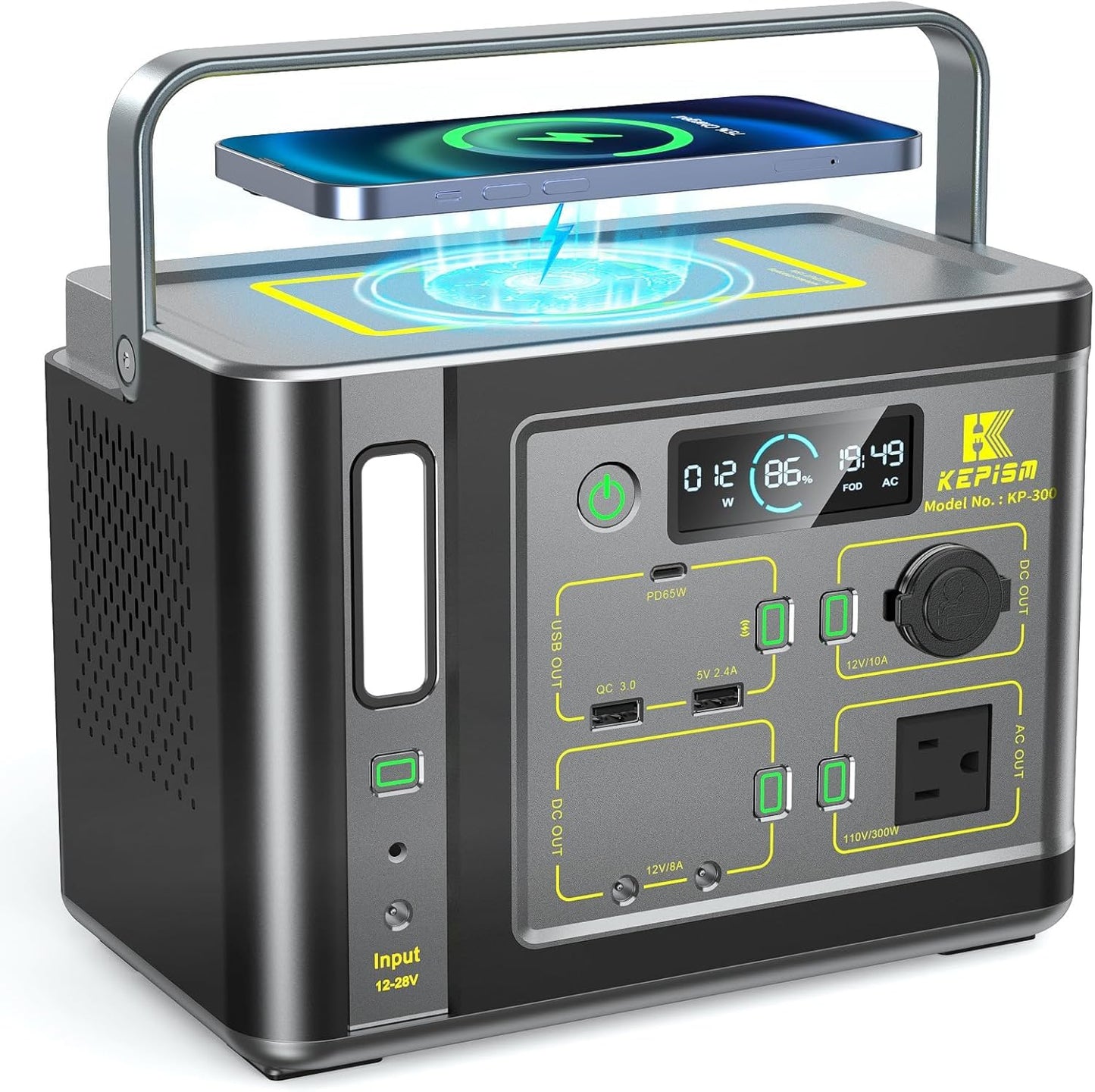 Portable Power Station Solar Generator for Camping