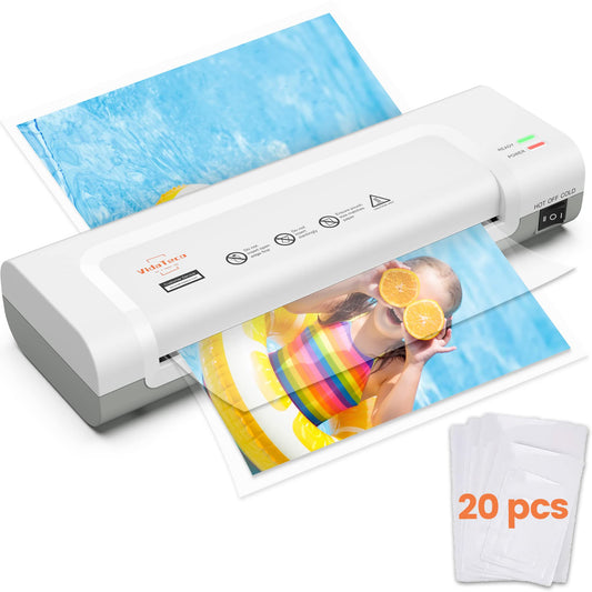 Laminator Machine,VidaTeco 9-inch Thermal Laminator with Laminating Sheets 20 pcs,Laminating Machine with 2-Min Faster Preheat,Small Personal Lamination Machine with Patented Roller for Teacher,Home