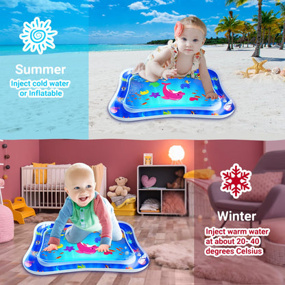 Baby Tummy Time Water Mat for Infants