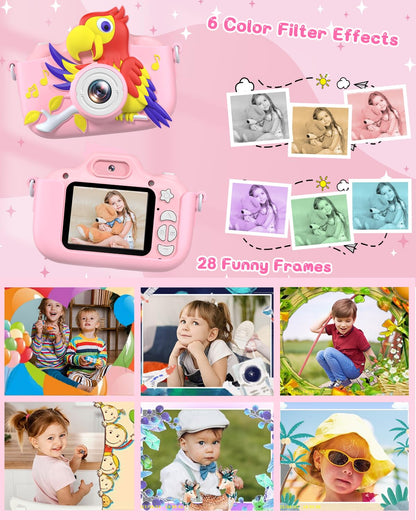 GREENKINDER Kids 1080P Digital Camera for Ages 3-12