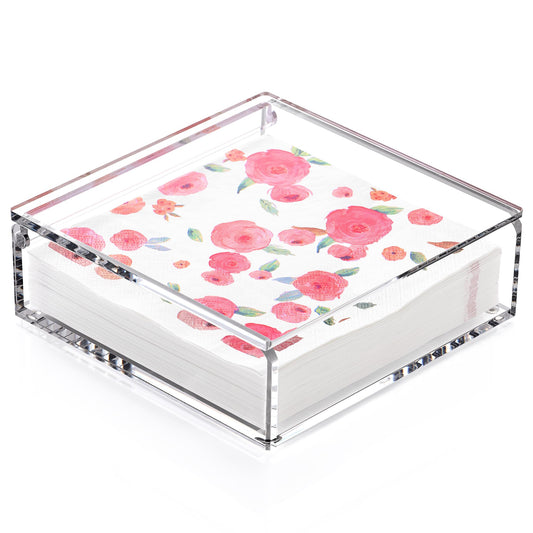 DINGHUO Acrylic Napkin Holder for Kitchen Decor