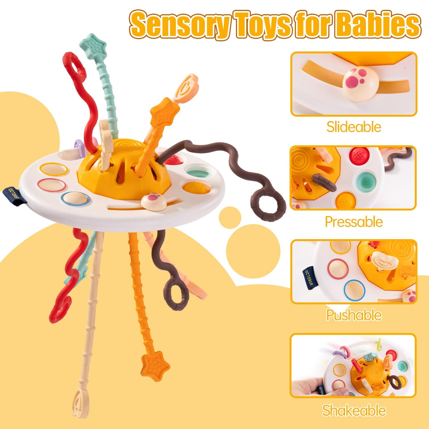 Montessori Stacking Toy Set for Babies 0-12 Months