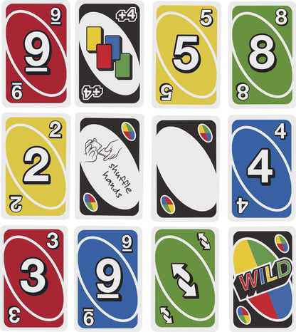 Mattel UNO Card Game for Left-Handed Players