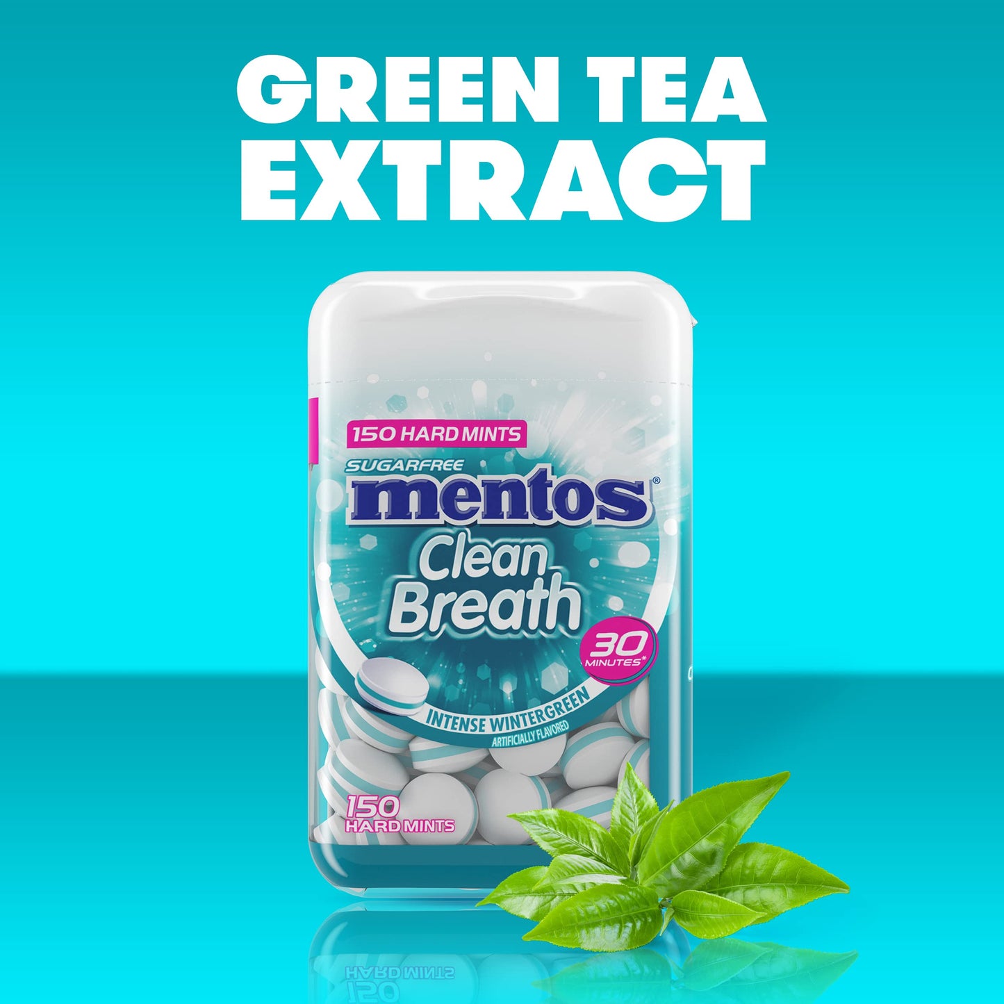 Mentos Sugarfree Hard Mints, 150pc, Wintergreen