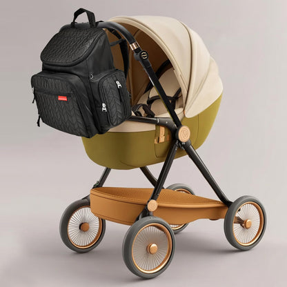 Bebamour Diaper Backpack with Changing Pad & Insulated Bag