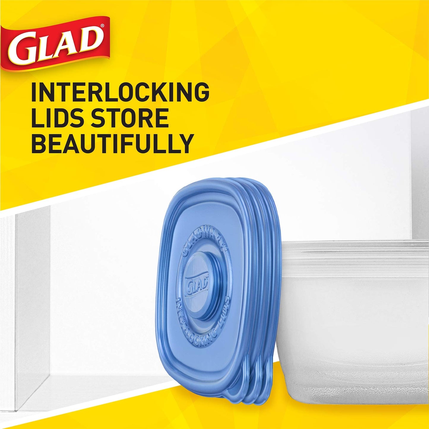 GladWare 25oz Food Storage Containers, 5 Count