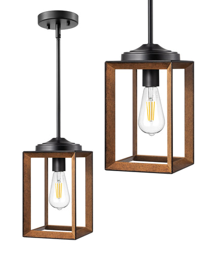 Farmhouse Pendant Light with Adjustable Chain
