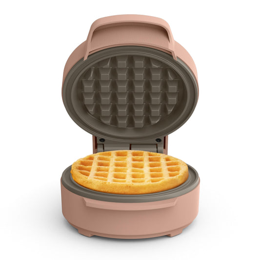 Mini Waffle Maker with Customizable Plates