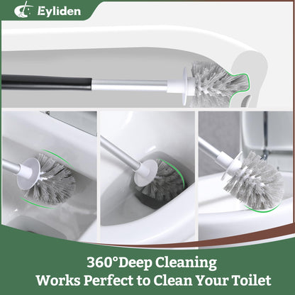 Toilet Brush Set with Drip-Proof Holder