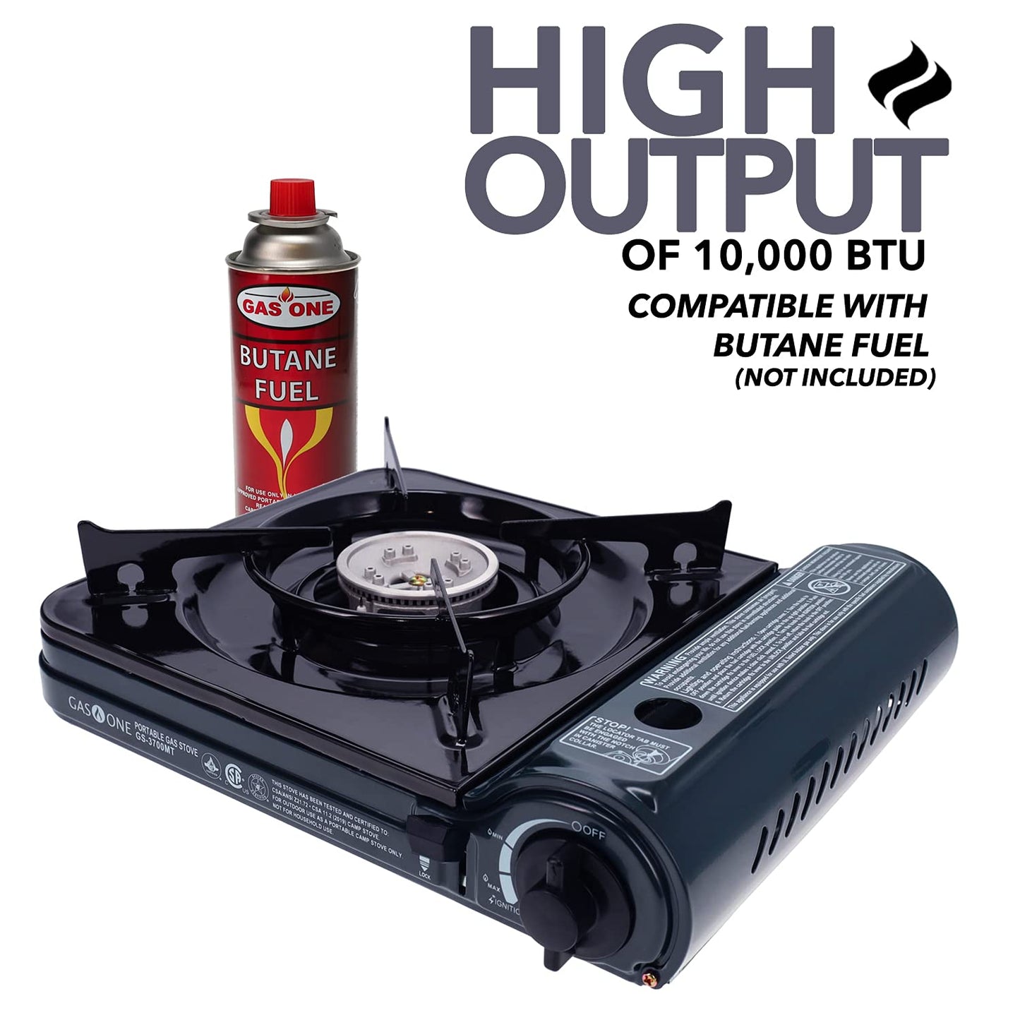 10,000 BTU Portable Butane Gas Stove by Gas One