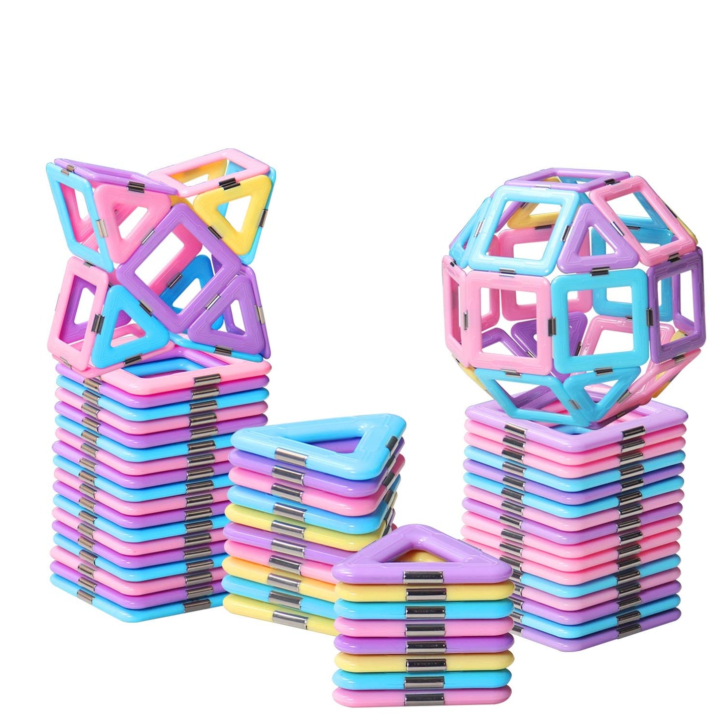 Magnetic Tiles Building Set for Kids 3-8 Years