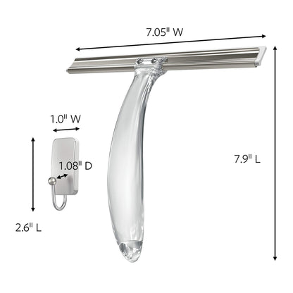Command Shower Caddy with Adhesive Hook and Squeegee
