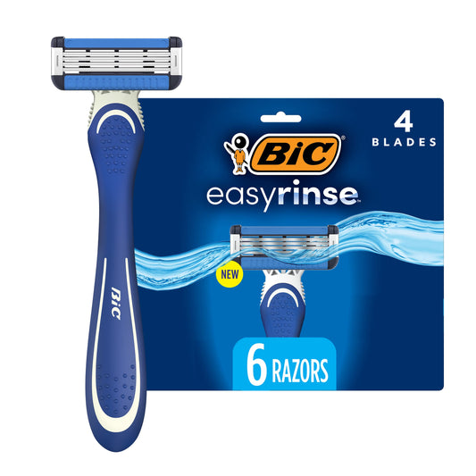 6 Pack BIC Men's Disposable Razors