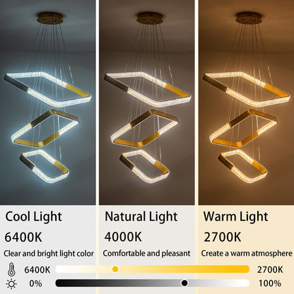 Smart Dimmable LED Chandelier by ADXEICE