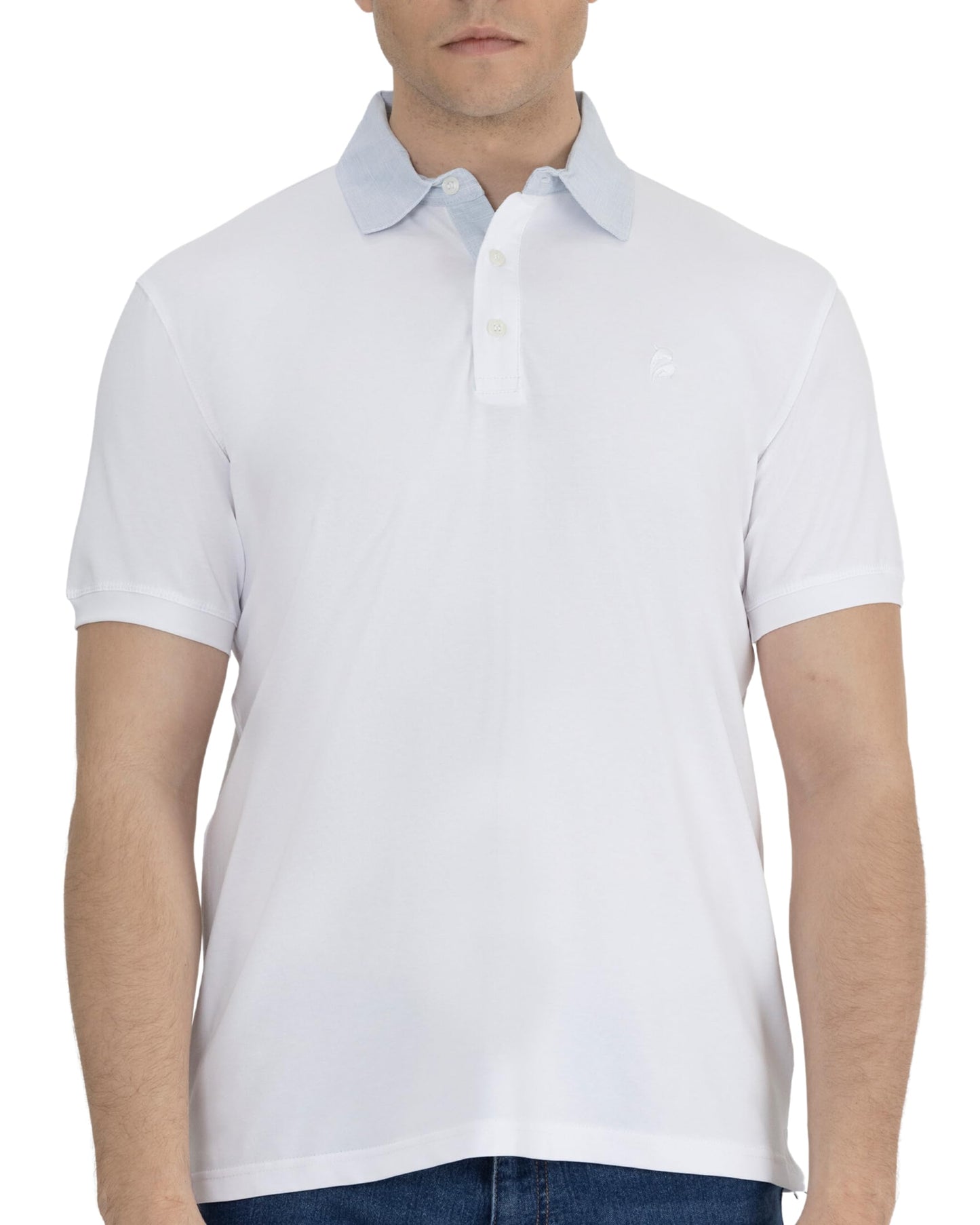 Bliss Mod Premium Cotton Polo Shirts for Men | Classic Fit | Superior Softness | Wide (as1, Alpha, l, Regular, Regular, White)