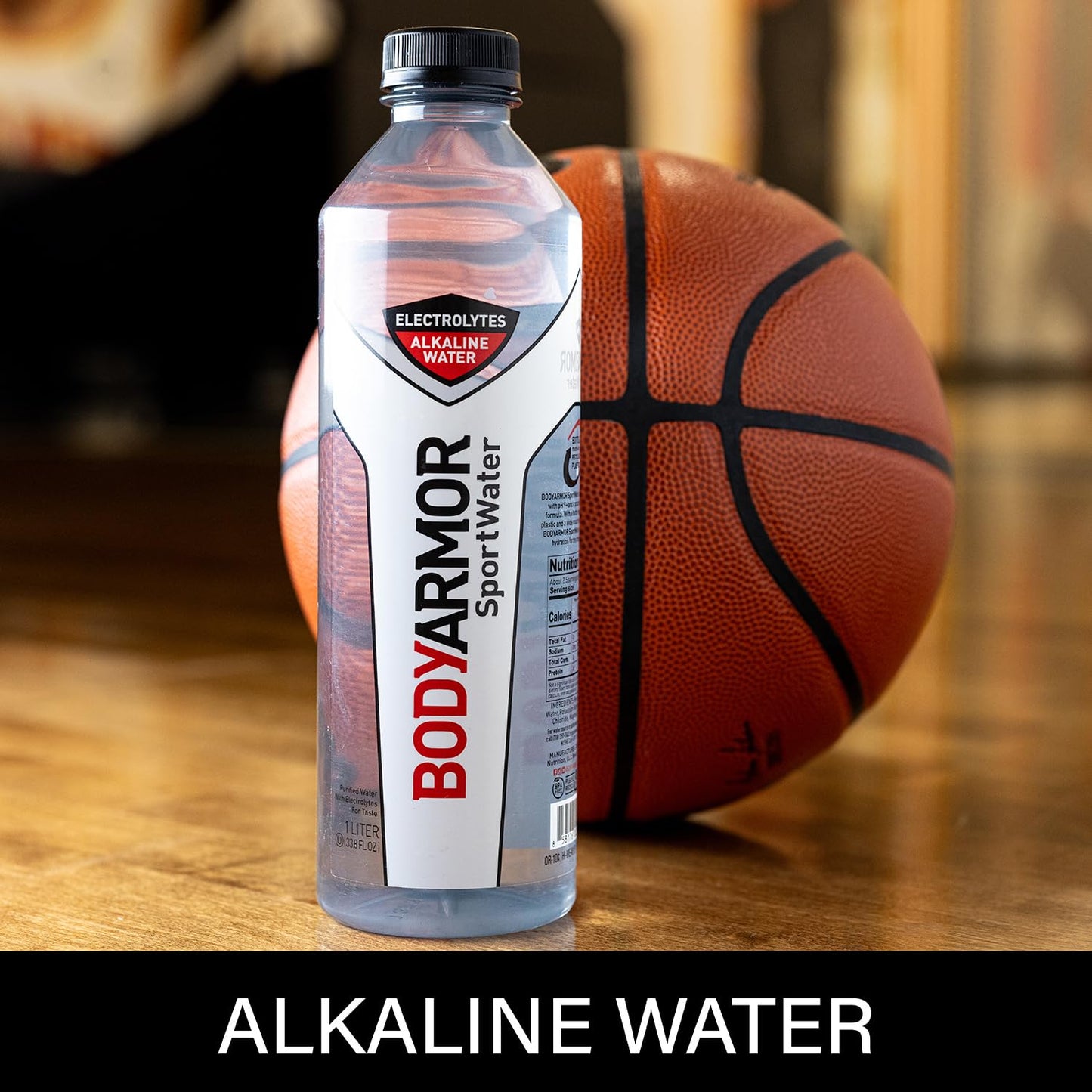 24 Bottles BODYARMOR Alkaline Water with Electrolytes, 700mL Pack