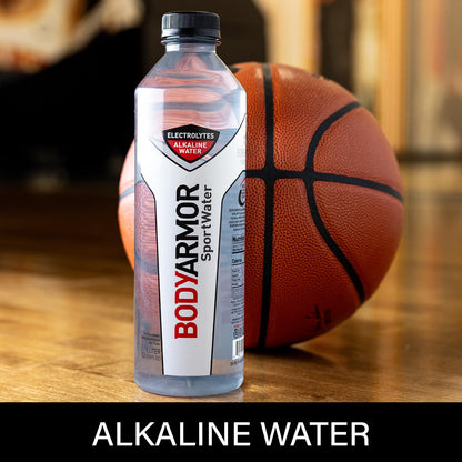 24 Bottles BODYARMOR Alkaline Water with Electrolytes, 700mL Pack