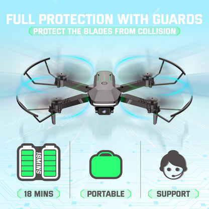 Mini FPV Drone with 1080P Camera for Kids