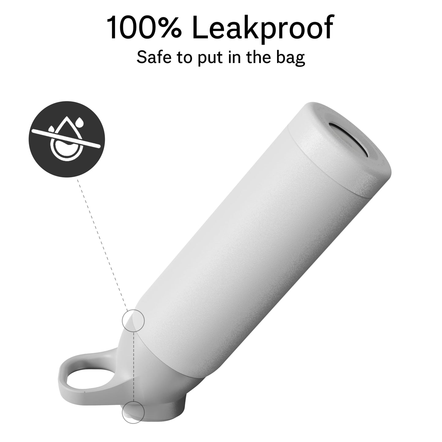 24 oz Insulated Water Bottle with Straw