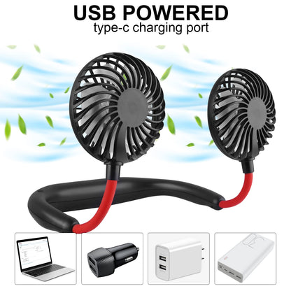 Portable Neck Fan Hands-Free Mini Cooling Fan