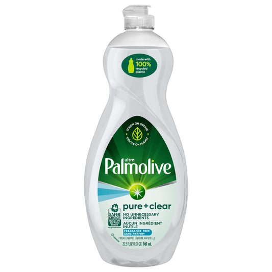 Palmolive Dish Soap, Pure + Clear, 32.5 oz