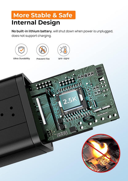 2.5K WiFi Dash Cam with Night Vision