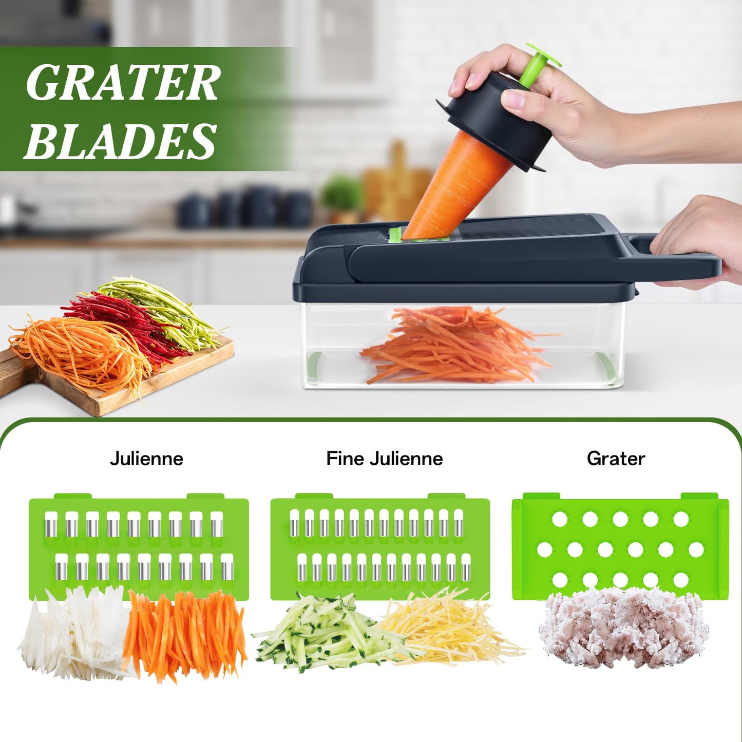 Vegetable Chopper 12-in-1 Kitchen Gadget
